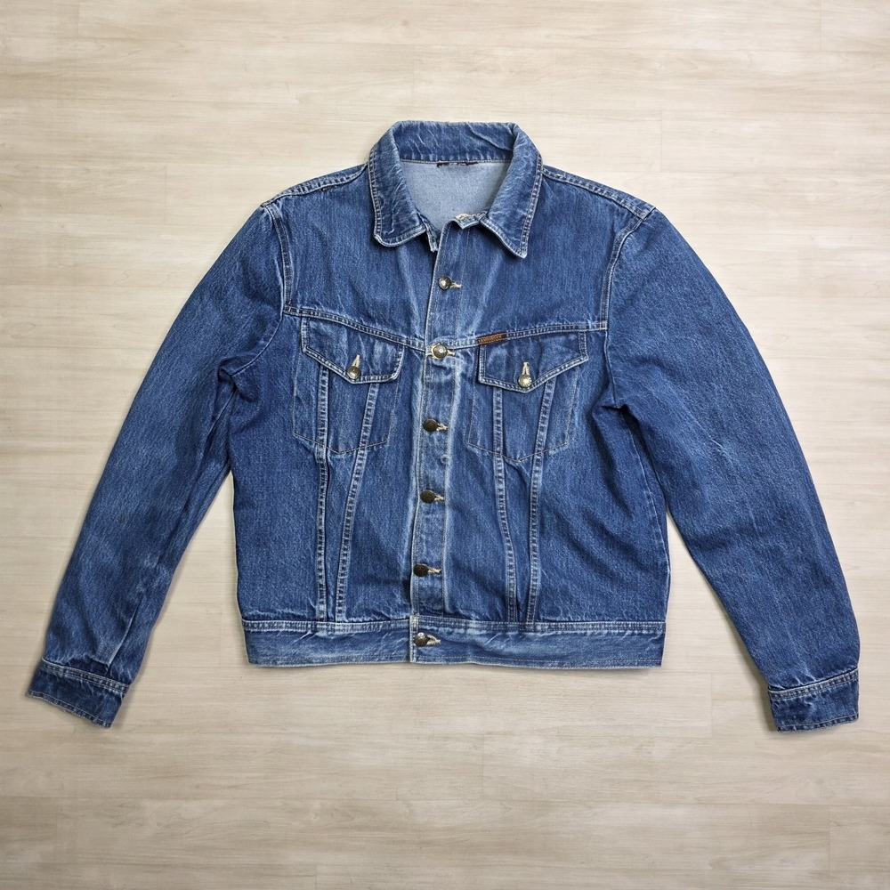 Vintage Landlubber‎ Blue Denim Jacket Buttons Size Medium